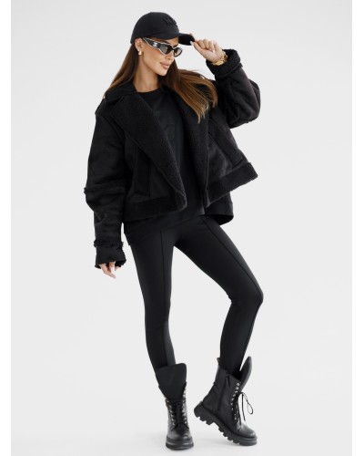 Legginsy zapiętki By o la la...! czarne