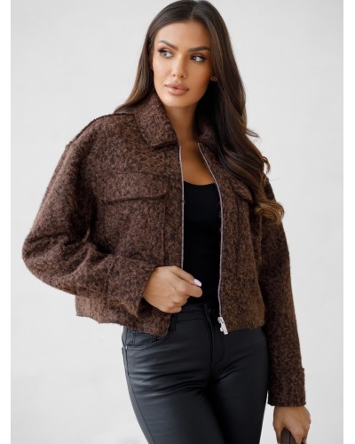 Kurtka pudełkowa z bukli By o la la...! chocomus