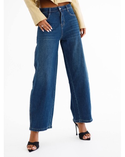 Spodnie jeansowe banany gładkie By o la la...!