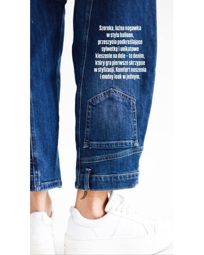 Spodnie jeansowe banany z kieszonkami By o la la...!