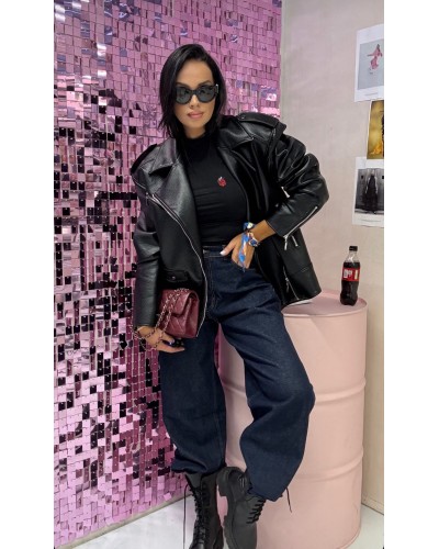 Spodnie jeansowe La Milla ciemne