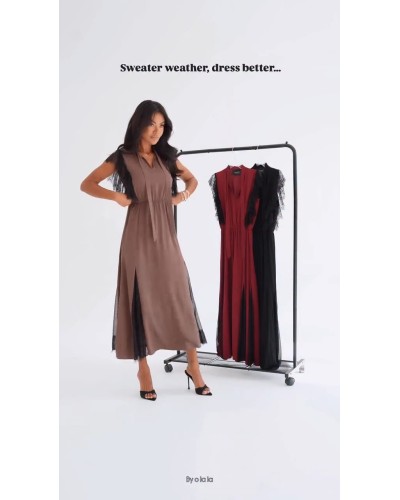 Sukienka FLORENCJA z koronką By o la la...! chocomus