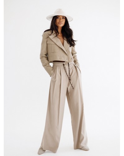 Kurtka z ekoskóry By o la la...! fango