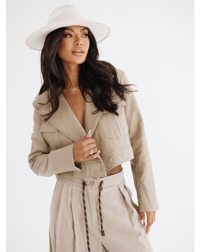 Kurtka z ekoskóry By o la la...! fango