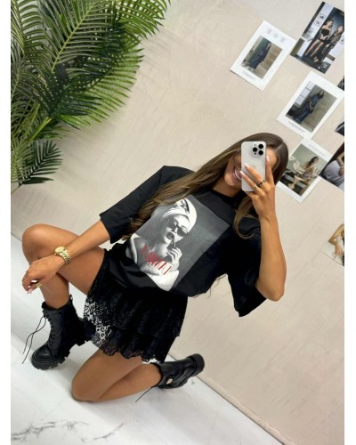 T-shirt kobieta La Milla czarny