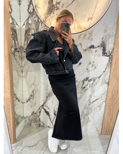 Spódnica ołówkowa midi By o la la...! czarna