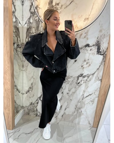 Spódnica ołówkowa midi By o la la...! czarna