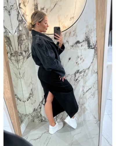 Spódnica ołówkowa midi By o la la...! czarna