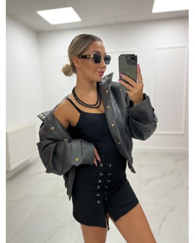 Spódnica pleciona La Milla czarna