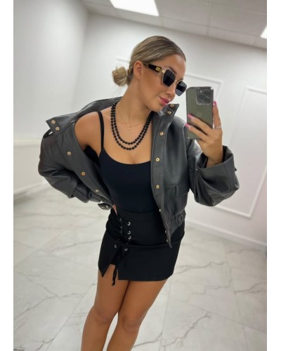 Spódnica pleciona La Milla czarna