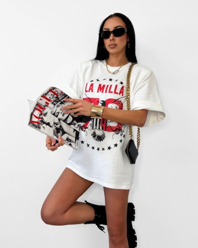 T-shirt orzeł La Milla biały