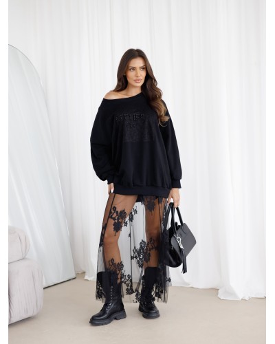 Spódnica koronkowa By o la la...! czarna