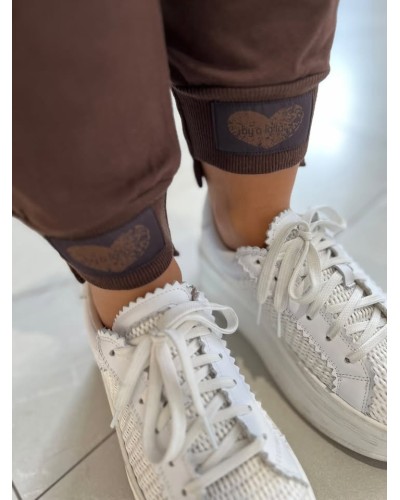 Spodnie dresowe serduszka By o la la...! chocomus