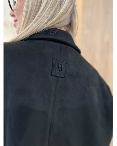 Marynarka welurowa By o la la...! czarna