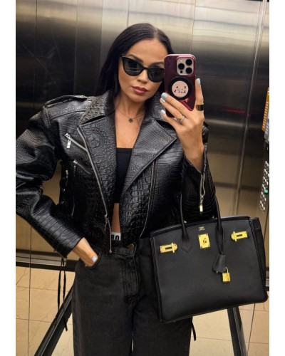 Ramoneska krokodyl La Milla czarna