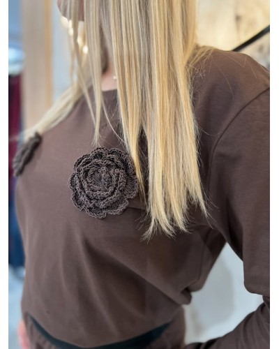 Bluzka z różami By o la la...! chocomus