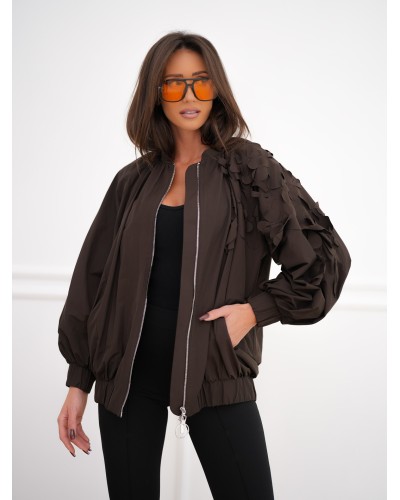 Kurtka bomberka z kwiatami 3D By o la la...! chcocmus