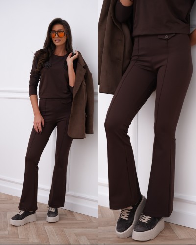 Spodnie materiałowe dzwony By o la la...! chocomus