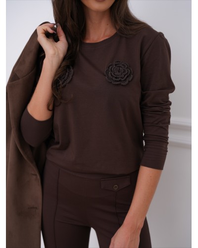 Bluzka z różami By o la la...! chocomus