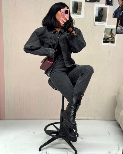 Workery wysokie wiązane La Milla czarne