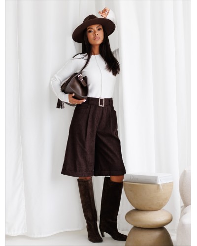 Spodnie bermudy przed kolano By o la la...! chocomus