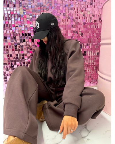 Komplet dresowy La Milla czekoladowy