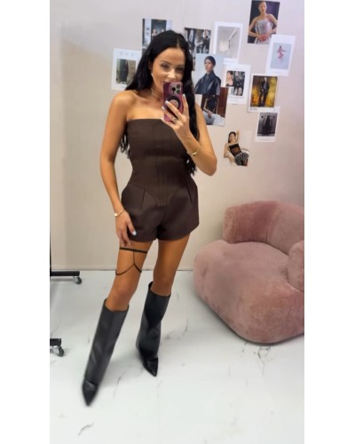 Spodenki materiałowe La Milla czekoladowe