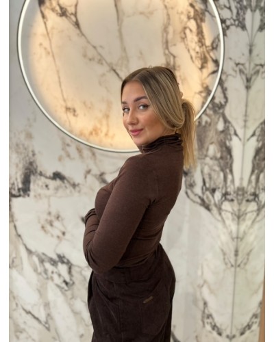 Golf melanż  EMO czekoladowy