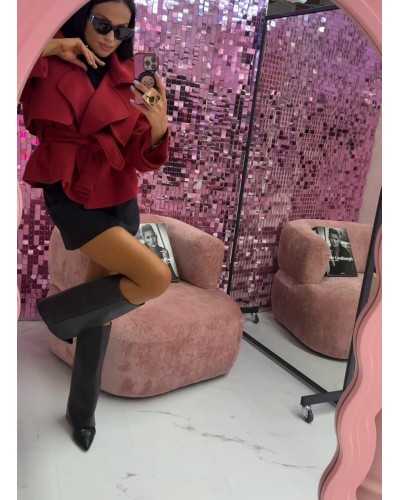 Płaszcz krótki La Milla czerwony