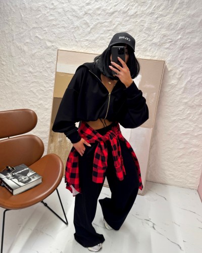 Komplet dresowy La Milla czarny