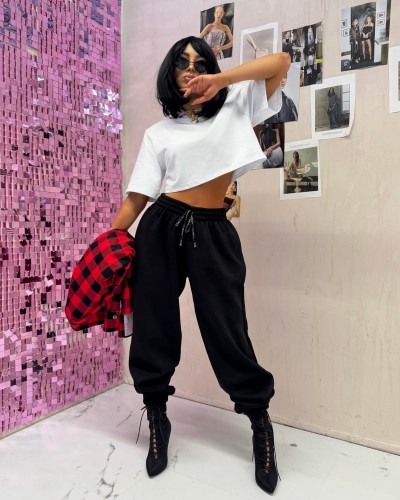 Spodnie dresowe ocieplane La Milla czarne