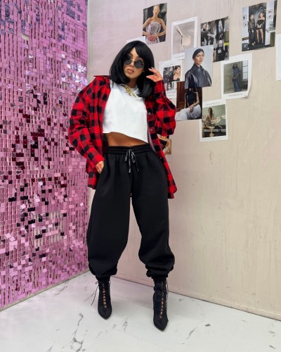 Spodnie dresowe ocieplane La Milla czarne