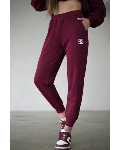 Komplet dresowy BRANDENBURG COUTURE bordowy