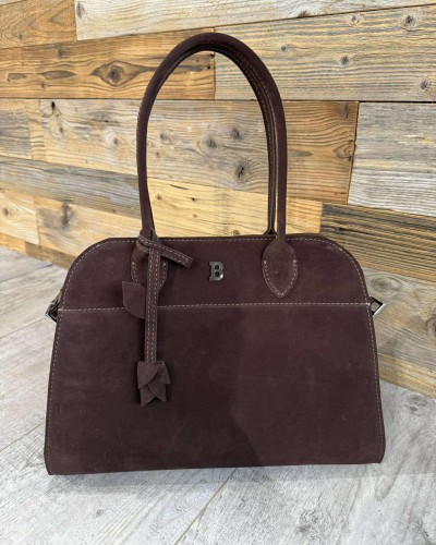 Torebka kufer ze skóry zamszowej By o la la...! chocomus