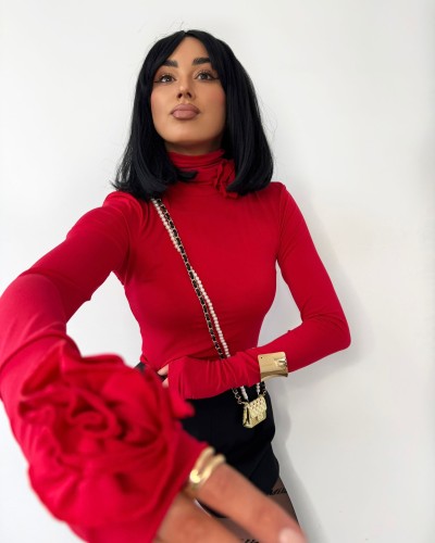 Golf z różami La Milla czerwony