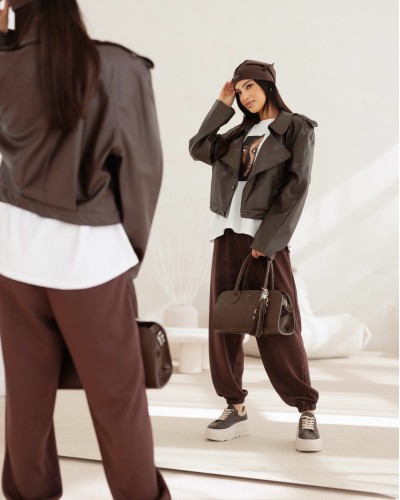 T-shirt twarz By o la la...! biała