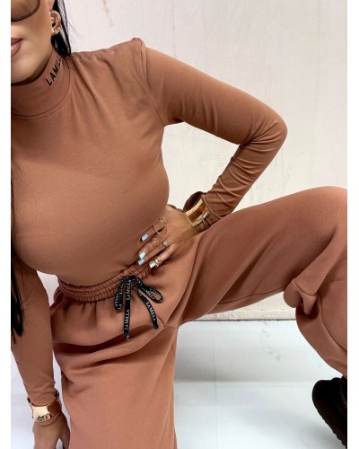 Golf body z logo La Milla mocca