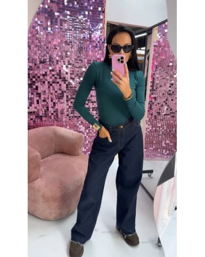 Golf body z logo La Milla zielony