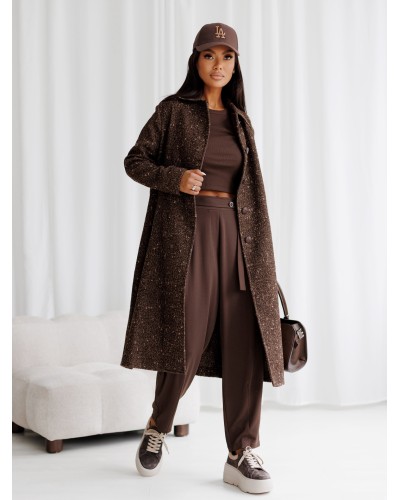 Płaszcz z napisem na plecach By o la la...! chocomnus