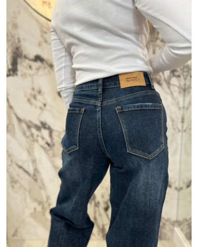 Spodnie jeansowe balloon By o la la...! ciemne