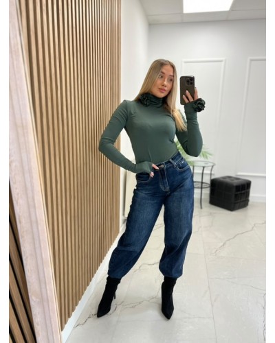 Golf z różami La Milla oliwkowy