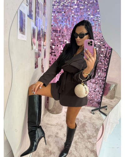 Trencz materiałowy La Milla czekoladowy