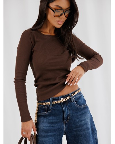 Spodnie jeansowe balloon By o la la...! ciemne