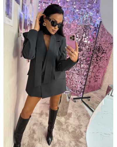 Marynarka wigilia La Milla grafitowa