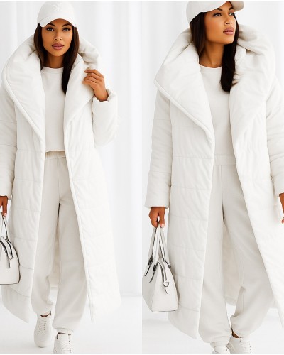 Kurtka kołdra By o la la...! śmietakowa