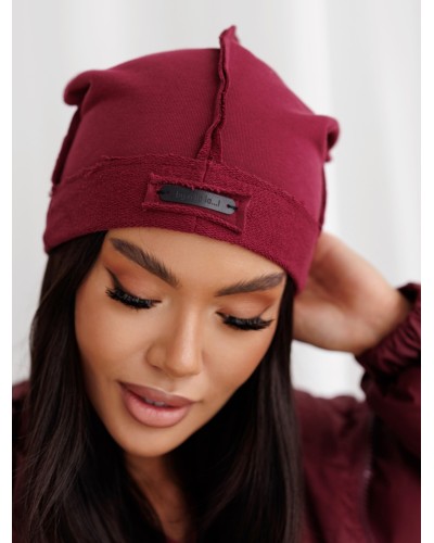 Czapka By o la la...! merlot