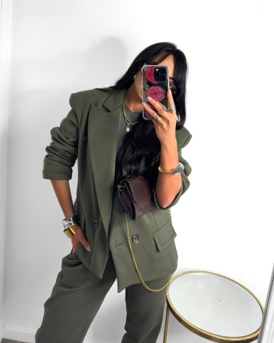 Marynarka dresowa La Milla khaki