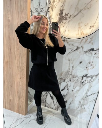 Spódnica dresowa By o la la...! czarna