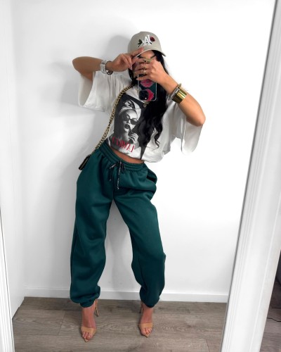 Spodnie dresowe ocieplane La Milla zielone