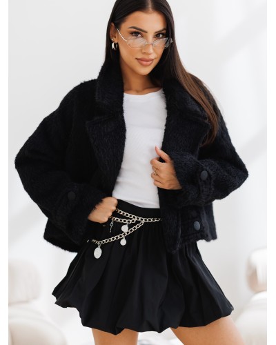 Kurtka futerko By o la la...! czarna